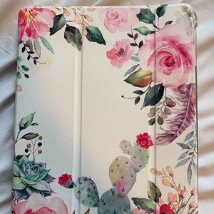 Gofupa Flowery iPad Air 2 Case for iPad 6th Generation,